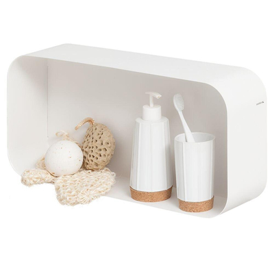 Sealskin Brix Cube mural grand Métal Blanc