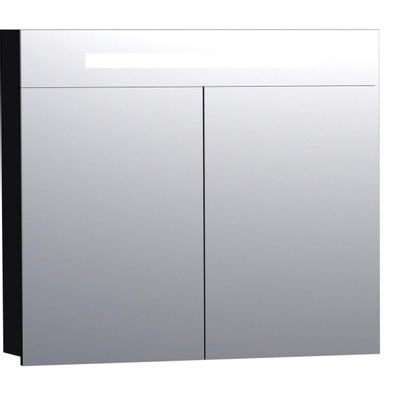 Saniclass Armoire de toilette 2.0 80 Noir mat