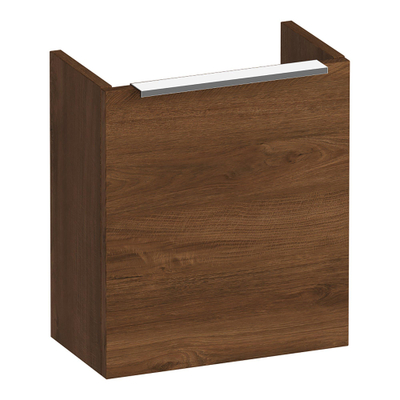 BRAUER Elevate meuble de lavabo pour WC 40 sans poignée rapportée avec 1 porte ouvrant à gauche Forest Cacao