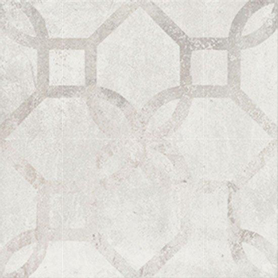 Zyx Amazonia Vloer- en wandtegel met decor 14x14cm 9mm gerectificeerd R9 porcellanato Off White