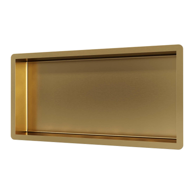 Brauer Gold Edition Inbouwnis - 60x30cm - PVD - geborsteld goud - beschadigd - OUTLET UDEN