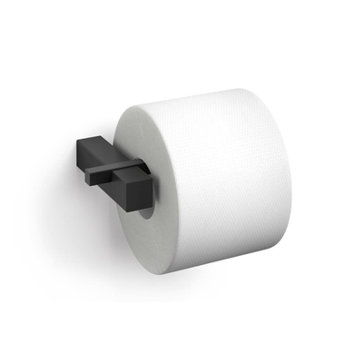 Zack Carvo Toiletrolhouder - zonder klep - zwart