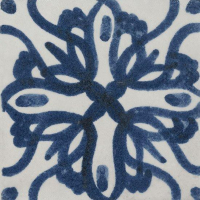 Ceralto Ricordo Marmo Vloertegel - 15x15cm - 10mm - glans - BLU