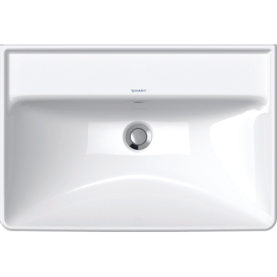 Duravit d-neo lavabo 65x44x17cm 1 trou pour robinetterie rectangle céramique blanc