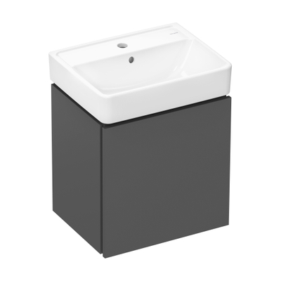 Hansgrohe Xanuia Q Wastafel/Fontein - 50x39cm - inbouw - 1 kraangat - met overloop - glans wit