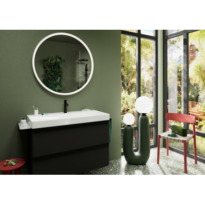 Hansgrohe Xelu Q wastafel - 100x48x8cm - zonder kraangat - wit