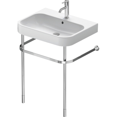 Duravit Happy D.2 Onderstel verstelbaar - 5cm - voor wastafel 231865 - hoogglans chroom