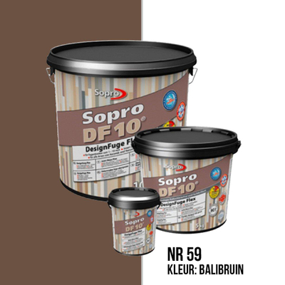 Sopro Mortier à joint pour carrelage de sol et mural Sopro DF 10 Flexible Bali (Brun) n° 59 5kg Marron