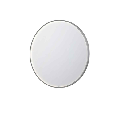 INK SP24 spiegel – Ø80 cm – indirecte LED – spiegelverwarming – Rvs geborsteld