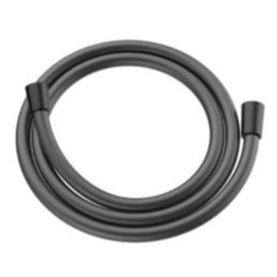 Fortifura Calvi doucheslang glad - 150cm - geborsteld gunmetal (antraciet)