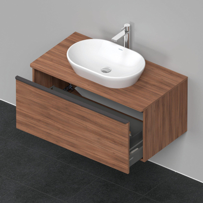 Duravit D-neo Meuble sous vasque 100x55x45.9cm 1 tiroir Noyer mat