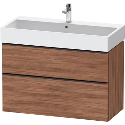 Duravit D-neo Meuble sous vasque 98.4x44.2x62.5cm 2 tiroirs Noisetier mat