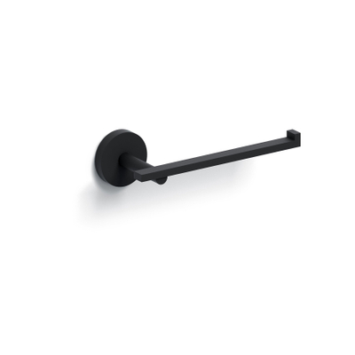 Clou Flat toiletrolhouder L vorm zonder klep mat zwart SHOWROOMMODEL