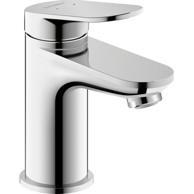 Duravit Wave wastafelkraan - s-size - opbouw - laag - 1-gats - eengreeps - zonder waste - chroom