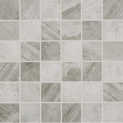 Quintessenza Superfici2 Carreau mosaïque 20x20cm 10mm rectifié porcelaine Perla Mix