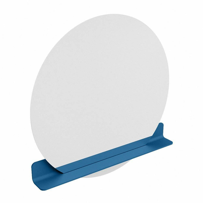 Mondiaz SPOT miroir – Ø 100 cm – avec tablette – Jeans (bleu)
