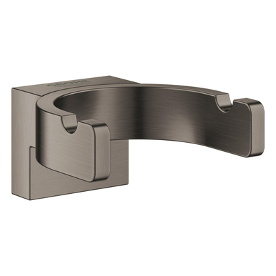 Grohe Selection Handdoekhaak - dubbel - brushed hard graphite (antraciet)