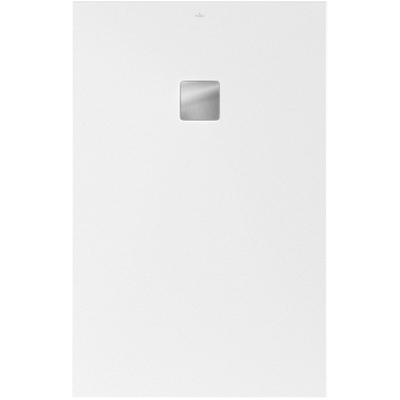 Villeroy & Boch Excello douchevloer - 140x90cm - met antislip polyurethaan/acryl alpin white