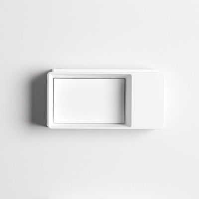Clou New Flush 3 fontein 35x18cm voorbewerkt kraangat aluite Wit mat