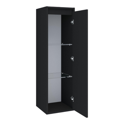 BRAUER Nexxt Badkamerkast - 120x35x35cm - 1 greep - loze rechtsdraaiende deur - MDF - mat zwart