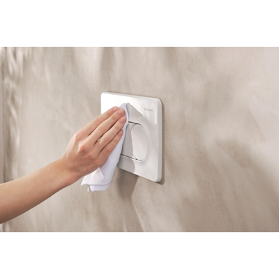 Hansgrohe iFrame Original S plaque de commande pour double chasse blanc