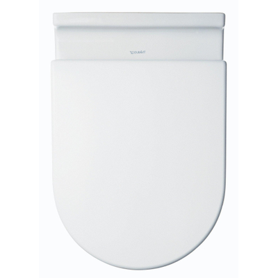 Duravit Starck 3 WC-zitting - 37x43.6x3.8cm - Kunststof - glans wit