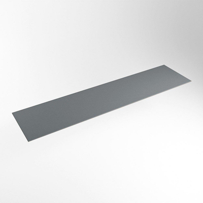Mondiaz TOP 23 Plan sous vasque - 170x23.5x0.9cm - compatible comme plan de meuble - solid surface - Plata