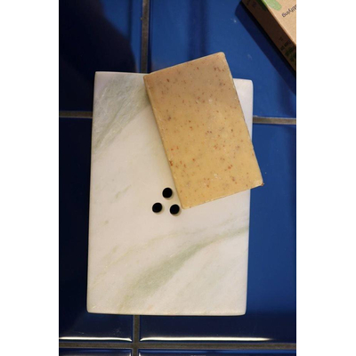 Wellmark Marble porte-savon coupe à savon marbre blanc