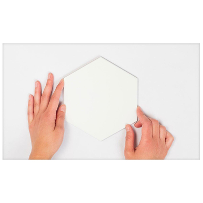 Cifre Ceramica Hexagon Timeless Carrelage mural en sol hexagonal White mat 15x17cm Vintage blanc mat