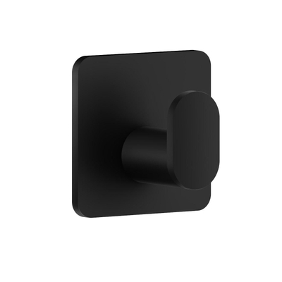 Smedbo Beslagboden Cube Porte-serviettes - 3x3x2cm - autocollant - acier inoxydable noir mat