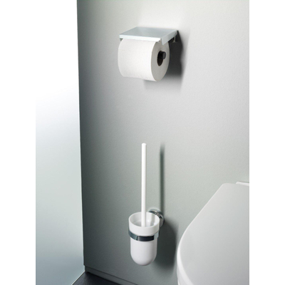 Emco Polo ensemble balayette de toilettes blanc/chrome