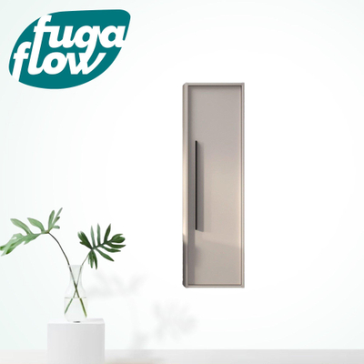 FugaFlow Eccelente Arredo Armoire colonne 120x34.5x34.5cm - 1 porte - MDF - Cotton (beige)