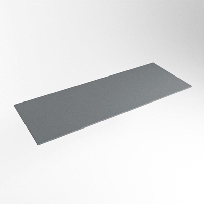 Mondiaz TOP 41 Plan sous vasque - 110x41x0.9cm - compatible comme plan de meuble - solid surface - Plata