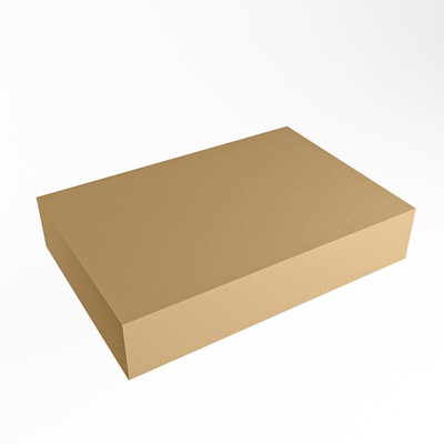 Mondiaz TOP 30 Topblad - 50x30x12cm - geschikt voor afdekplaat - Solid surface - Oro
