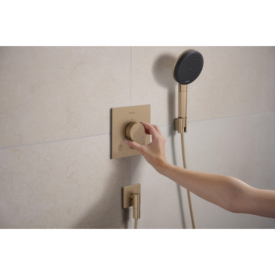 Hansgrohe Raindance Alive Select S - handdouche 125 - 3jet - ecosmart+ - geborsteld brons (brons)