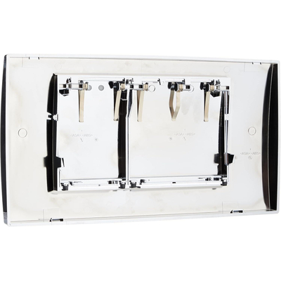 Geberit Twinline bedieningplaat 2-toets spoeling frontbediening - voor toilet - 34x18.5cm - dualflush - chroom glans