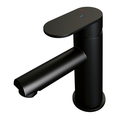 Brauer Black Edition Robinet de lavabo bas économiseur d'énergie Noir mat