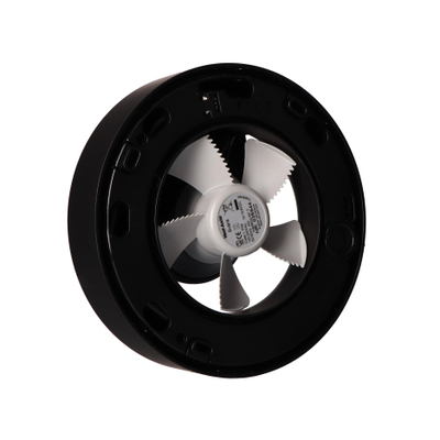 Vent-axia svara ventilateur de salle de bains avec programme horaire, détection de l'humidité et capteur de lumière 110 m3/h commandé par l'application noir mat