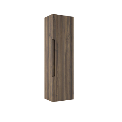 Saniclass Prime Balance Hoge Kast - 120x34.5x26.9cm - 1 deur - noten - MDF - Beschadigd -OUTLET UDEN