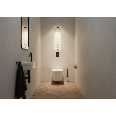 Grohe Essentials Handdoekhaak - rond - brushed hard graphite (antraciet)