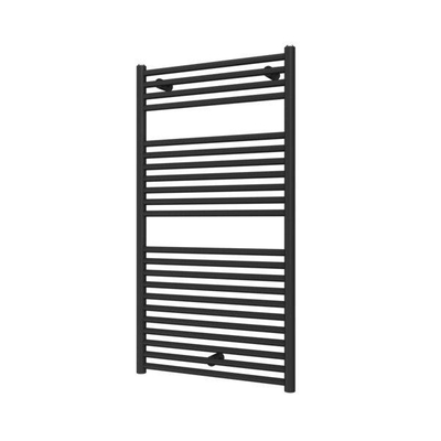 Plieger Vulcano EL elektrische radiator - Nexus zonder thermostaat - 111.1x60cm - 600 watt - zwart grafiet