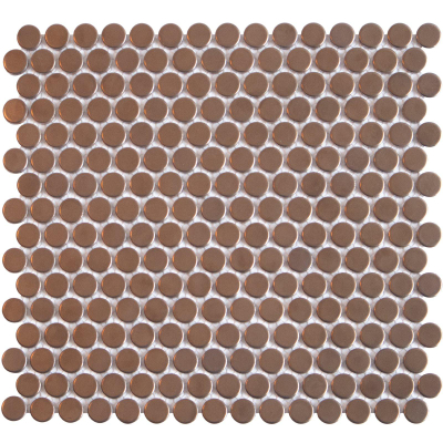 The Mosaic Factory Venice mozaïektegel - 30x30cm - 5.5mm - rond - metallic bronze (brons)