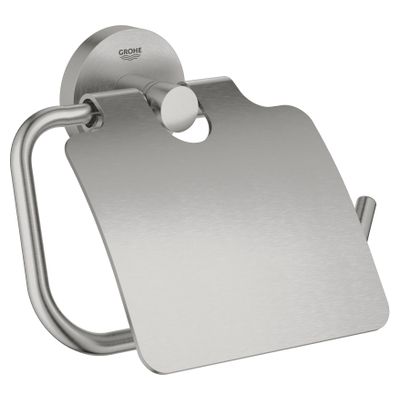Grohe Start Toiletrolhouder - met klep - Supersteel (RVS) - rvs-look