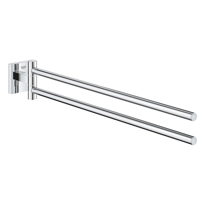 Grohe Start Cube Handdoekhouder - 43.8cm - 2-lids - draaibaar - chroom