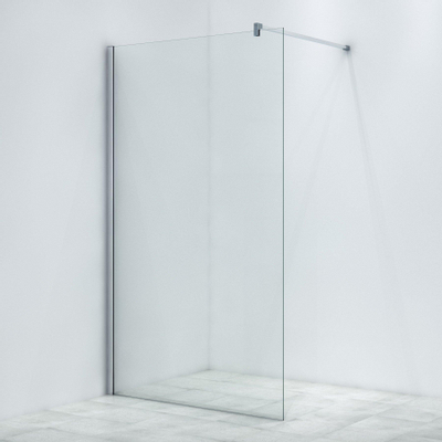 Marenza Bellini Douche à l'italienne - 120x200cm - verre clair - chrome