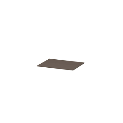INK Topdeck Wastafelblad - 60x45x2cm - tbv onderkast - MDF lak - Mat Taupe