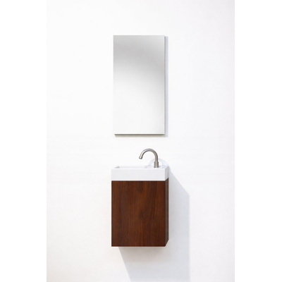 GO by Van Marcke Vikos fonteinset - 40cm - deur rechts - kraangat rechts - walnut afterglow