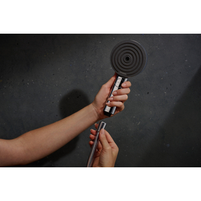 Hansgrohe Pulsify Select S Ensemble barre de douche - douchette à main - mitigeur de douche thermostatique - barre de douche - curseur - flexible de douche - barre chromée 65 cm chrome