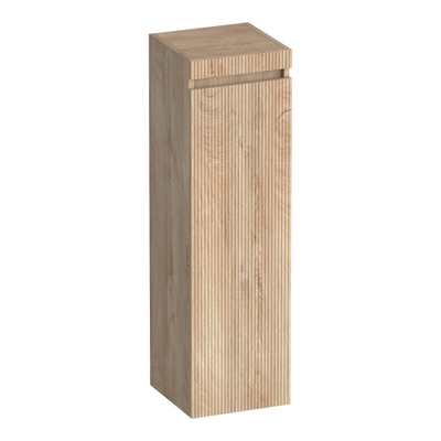 BRAUER Joy Wavy Armoire haute - 120x35x35cm - 1 porte - charnière à droite - sans poignée - Forest Wheat
