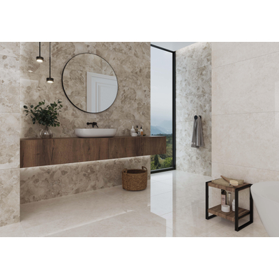 SAMPLE Terravito Hopuro vloer- en wandtegel - 60x120cm - 10.5mm - gerectificeerd - (Beige)
